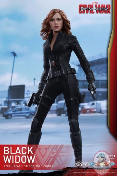 1/6 Captain America: Civil War Black Widow MMS 902716 Hot Toys Used