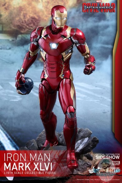 1/6 Captain America Civil War Iron Man Mark XLVI Hot Toys 902708