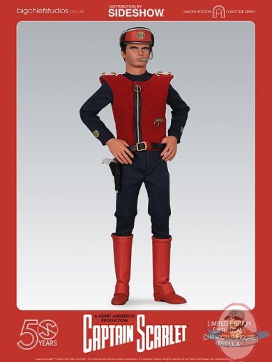 1/6 Scale Captain Scarlet Character Replica Figure BIG Chief Studio