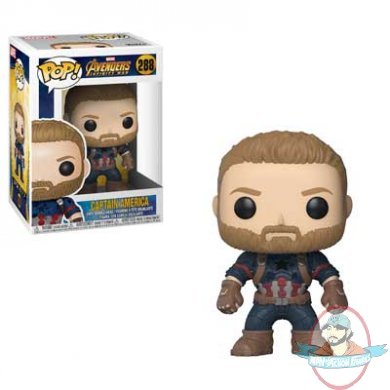 Pop! Marvel Avengers Infinity War Captain America #288 Figure Funko