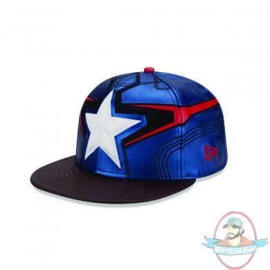 Avengers Age of Ultron Captain America Armor 5950 Fitted Cap Sz 7 1/2