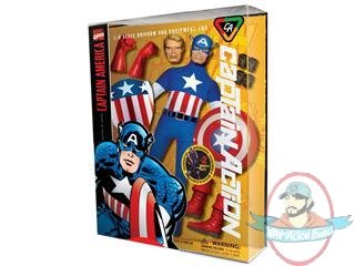 Captain Action Deluxe Costume Set  Captain America by Round Two