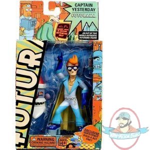 Futurama Series 4 Captain Yesterday Figure by Toynami