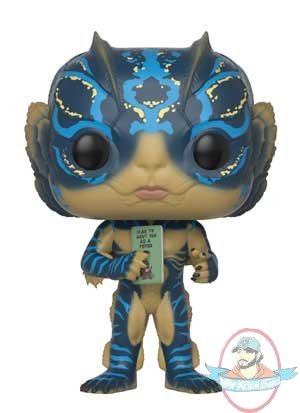 Pop! Movies Shape of Water Amphibian Man with Card Vinyl Figure Funko