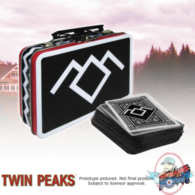 Twin Peaks Mini Tin Tote with Playing Cards Tin Tote Bif Bang Pow