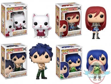 Pop! Anime: Fairy Tail Series 2 Set of 4 Figures Funko