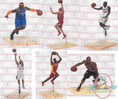 McFarlane NBA Series 23 Set of 6 Action Figures 