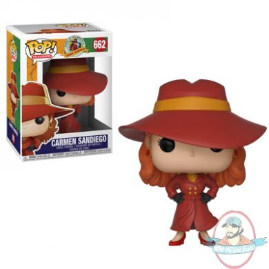 Pop! Television Carmen Sandiego: Carmen Sandiego #662 Figure Funko