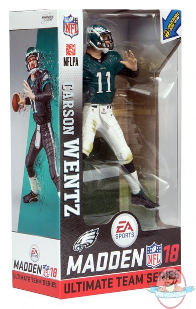 NFL 18 EA Sports Madden Series 1 Carson Wentz Chase Figure McFarlane