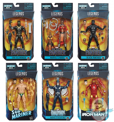 Marvel Black Panther Legends Case of 8 Action Figures by Hasbro