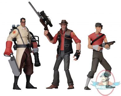 Team Fortress Series 4 Red Action Figure Case of 12 Neca