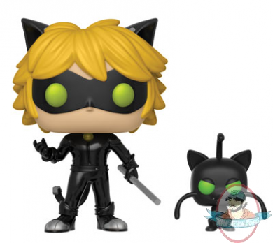 Pop! Animation Miraculous Series 1 Cat Noir with Plagg Figure Funko