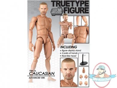 1/6 Scale Truetype Body Caucasian Advanced TTM-16 by Hot Toys