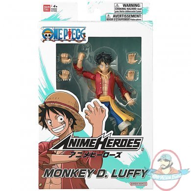 Anime Heroes One Piece Monkey D. Luffy Renew Version Figure by Bandai