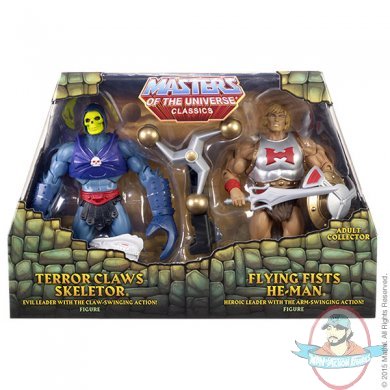 Masters of the Universe Flying Fists He-Man & Terror Claws Skeletor