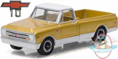 1:64 Anniversary Collection Series 3 1968 Chev C-10 Gold Greenlight