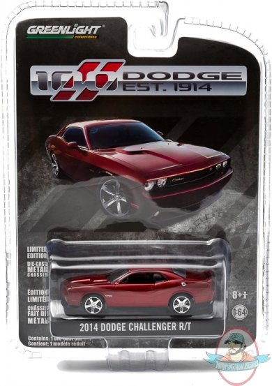 1:64 Anniversary Collection Series 1 2014 Dodge Challenger Greenlight