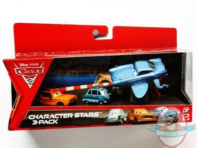 Cars 2 Character 3 Pack Grem , Professor Z & Finn McMissle by Mattel