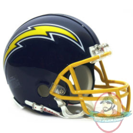 San Diego Chargers 1974 to 1987 Riddell Mini Replica Throwback Helmet