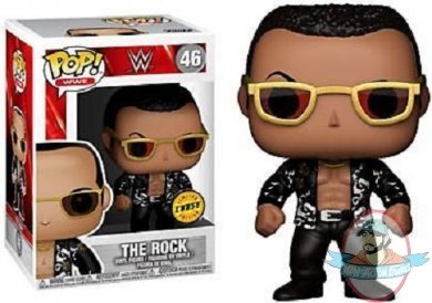  Pop! WWE Series 6 The Rock Old School Chase #46 Vinyl Figure Funko