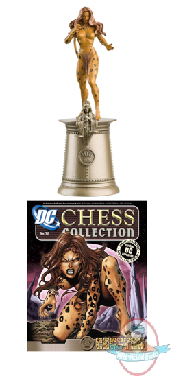 Dc Superhero Chess Magazine #52 Cheetah Black Queen Eaglemoss