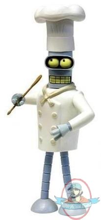 Futurama Series 8 Chef Bender Figure By Toynami