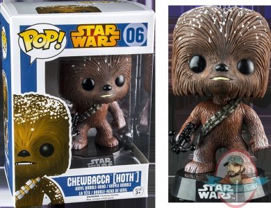 Star Wars Pop Chewbacca Snow Drift Bobble head Vinyl Figure by
