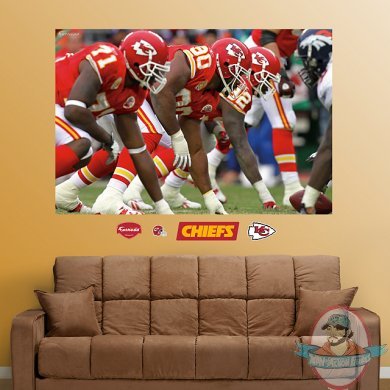  Chiefs Line In Your Face Mural Kansas City Chiefs NFL