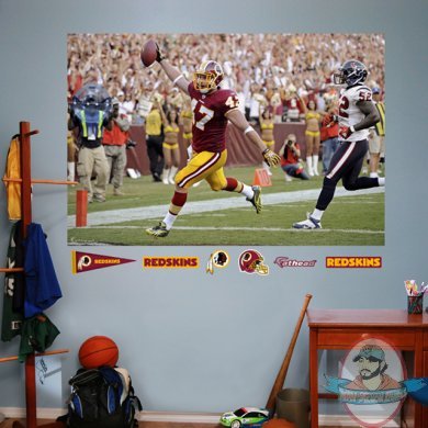 Fathead Chris Cooley In Your Face Mural Washington Redskins  NFL