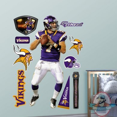 Fathead Christian Ponder Minnesota Vikings NFL