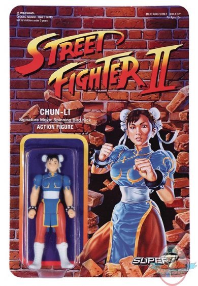 Street Fighter Chun Li ReAction Figure Super 7