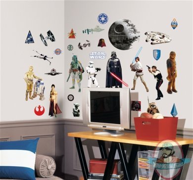 Star Wars Classic Peel and Stick Wall Applique by Roommates
