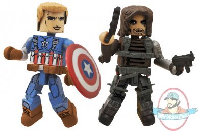 Marvel Minimates Series 55 PX Classic Capt America vs Winter Soldier