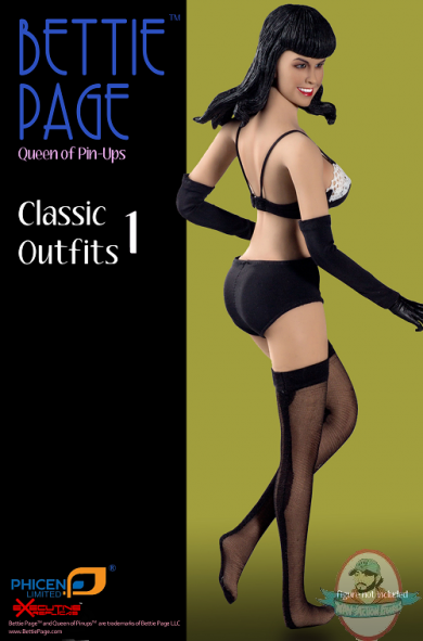 Bettie Page 1/6th Scale Classic Outfit #1 for 12 inch Figures Phicen