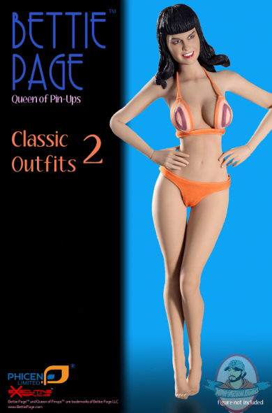 Bettie Page 1/6th Scale Classic Outfit #2 for 12 inch Figures Phicen