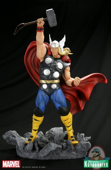 Marvel Comics Presents Kotobukiya Thor Classic Avengers Fine Statue