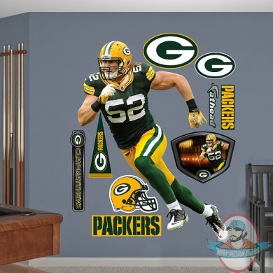 Fathead Clay Matthews No. 52 Green Bay Packers NFL