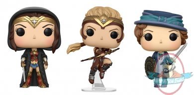 Pop! Heroes Dc Wonder Woman Series 2 Set of 3 Figure Funko