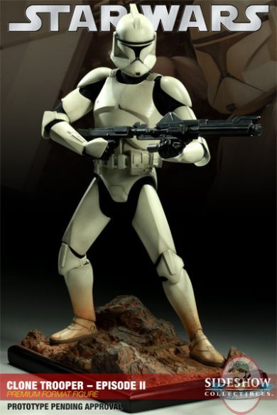 Star Wars Clone Trooper Premium Format Figure Statue by Sideshow