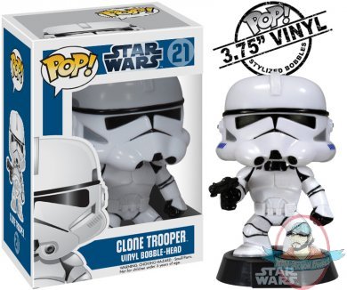 Star Wars CloneTrooper Series 3 Pop Vinyl Figure Bobble Head Funko