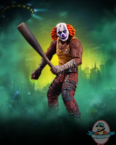  Batman Arkham City Action Figure Series 3 Clown Thug w/ Bat DC Direct