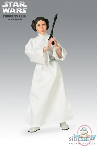 Star Wars Doll Action Figure 12 Inch Leia Organa Sideshow Used