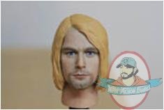 12 Inch 1/6 Scale Head Sculpt Kurt Cobain by HeadPlay