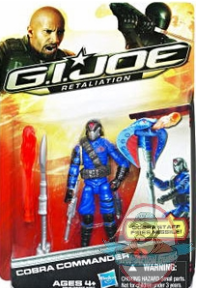 GI Joe Retaliation Movie 3.75 Inch Action Figure Cobra Commander