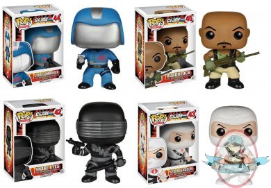 Pop! Animation G.I. Joe Set of 4 Vinyl Figures by Funko