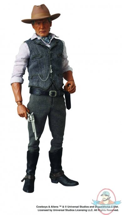 Cowboys & Aliens Colonel Woodrow Dolarhyde  Real Action Hero Figure