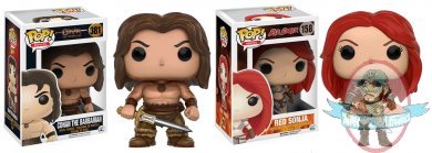 Pop! Conan The Barbarian & Red Sonja Set of 2 Vinyl Figures by Funko