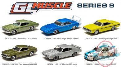 1:64 GL Muscle Series 9 Set of 6 Greenlight