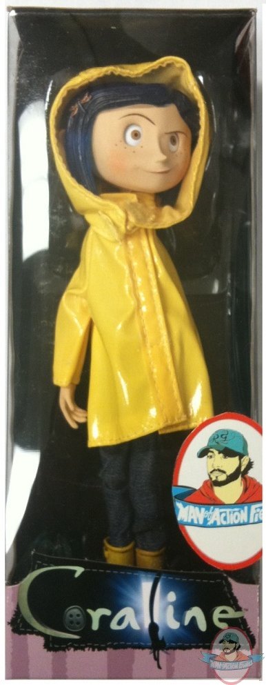 NECA Coraline Raincoat Bendy 7 Doll - Raincoat Open - Po 