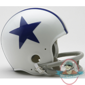 Dallas Cowboys 1960 - 1963 Riddell Mini Replica Throwback Helmet 2 Bar